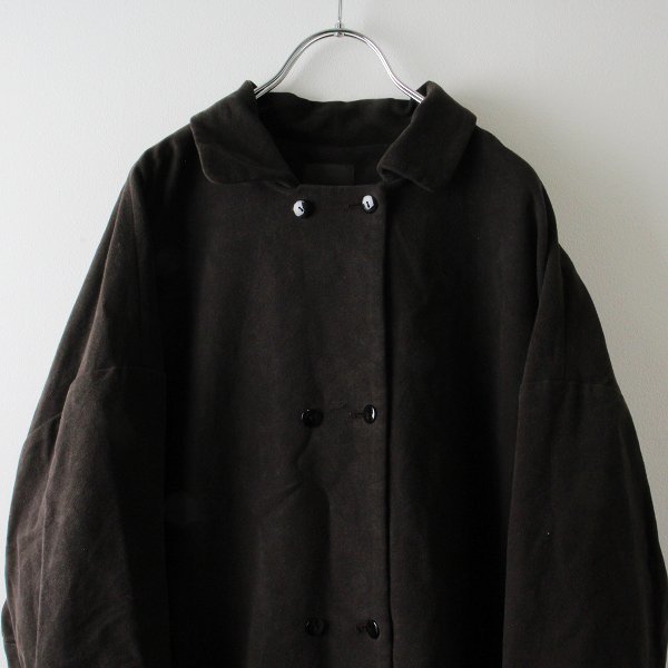 TANDEYo low ne6. кнопка. ba Rune пальто ( ворсистый )/ уголь внешний верхняя одежда [2400013329651]