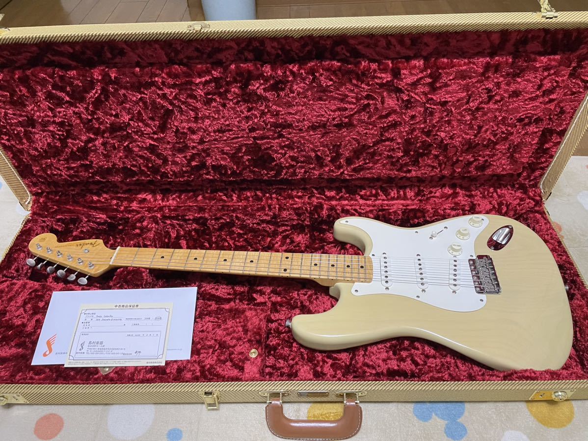 Fender customshop 1954 stratcaster フレイムネック 美品 弦高低