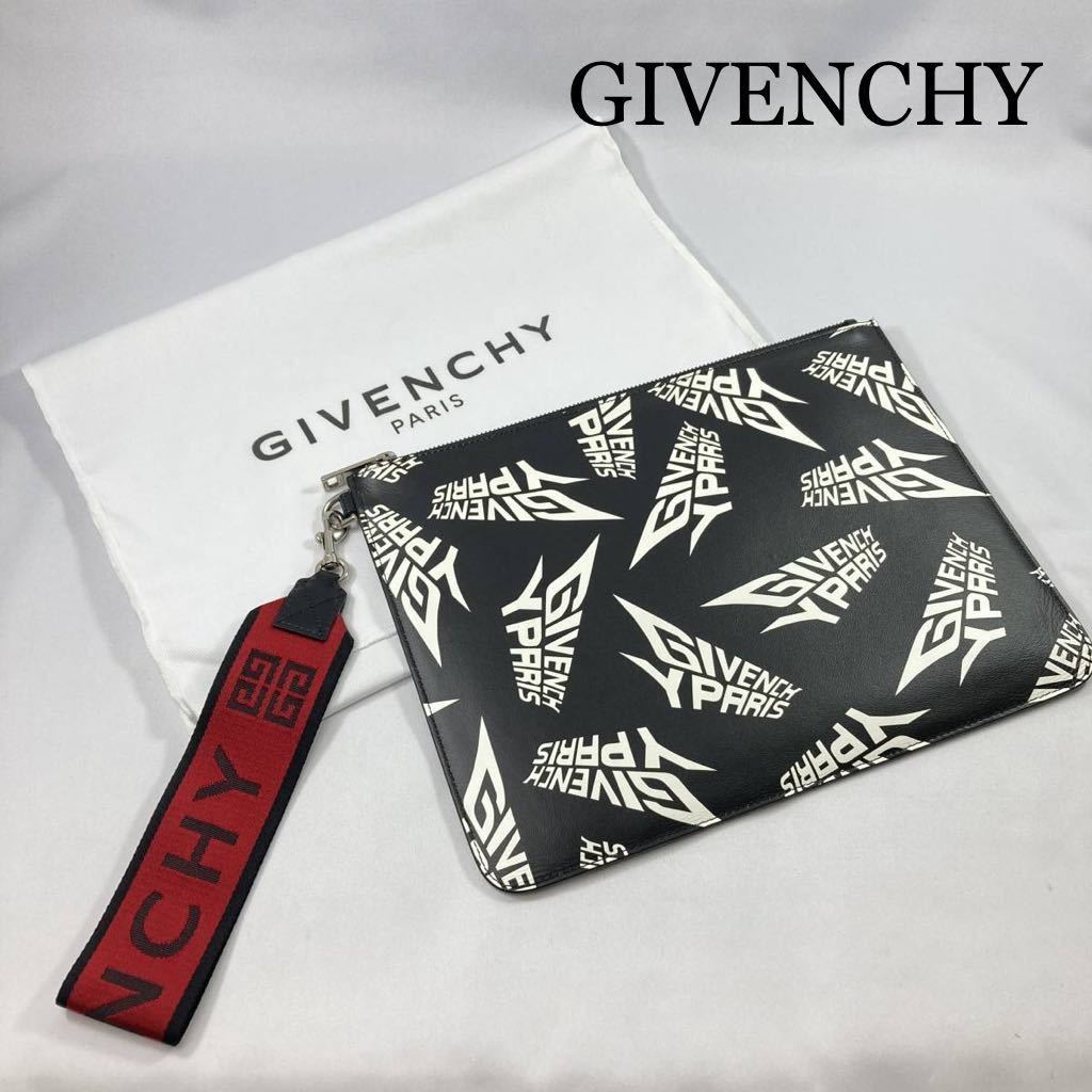 新素材新作 クラッチバッグ ロゴ ジバンシィ ◇GIVENCHY ストラップ