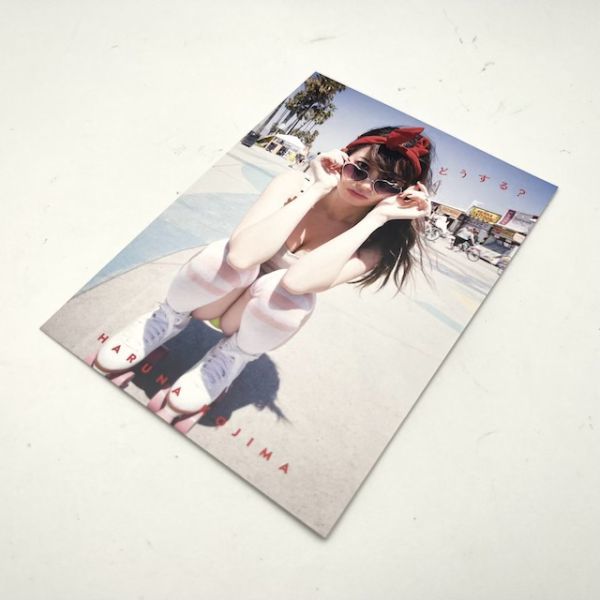 小嶋陽菜(AKB48) 写真集「どうする？」初版・ポストカード付き グラビア 水着/ビキニ【中古良品】 #8127_ポストカード付き