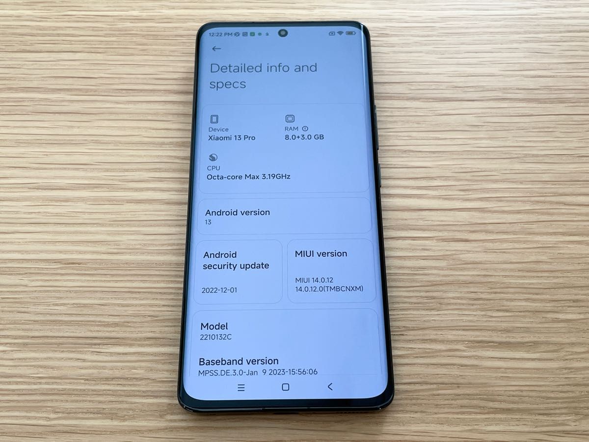 Xiaomi 13 Pro 8GB/128GB 大陸版 ブラック 新品同様 | keramorosso.com