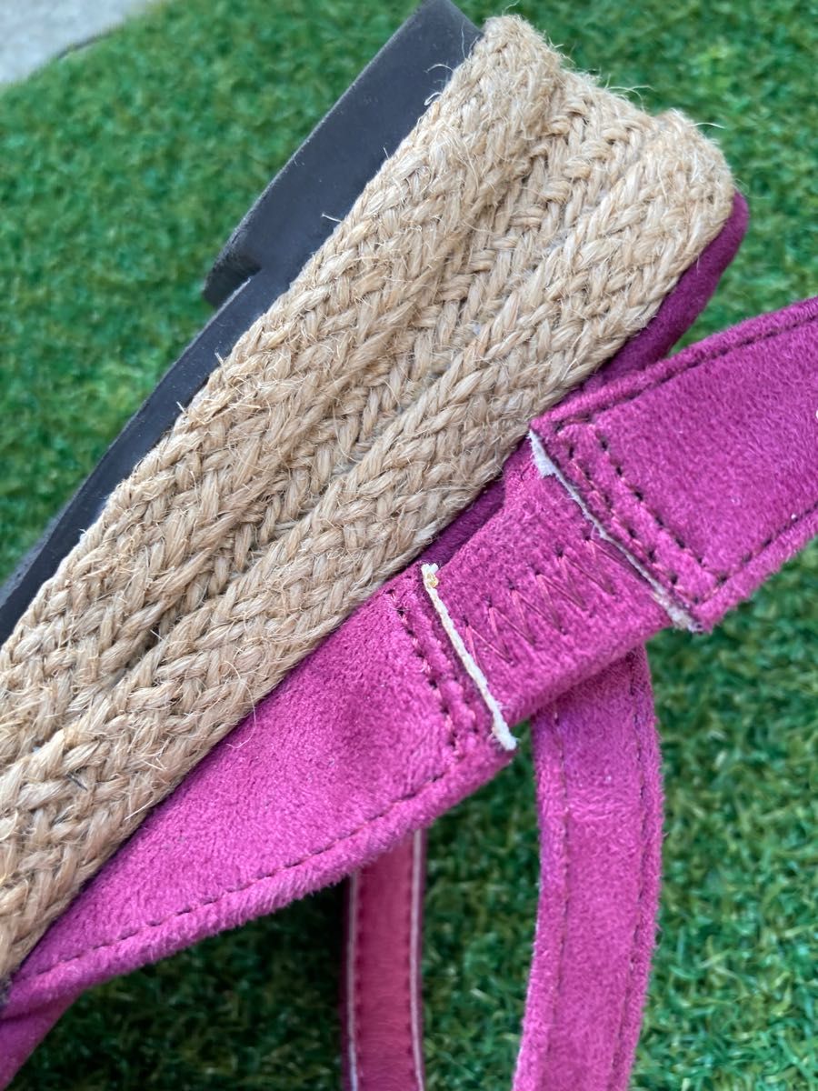 値下　サンダル　ミュール　ピンク系　21cm 美品　親子ペア　靴類複数割引