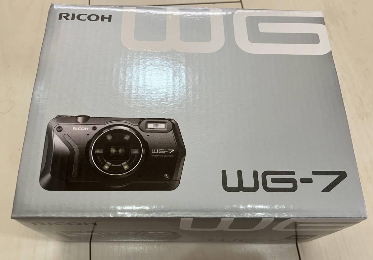 新品未開封】RICOH WG-7 ブラック/2000万画素 防水デジタルカメラ