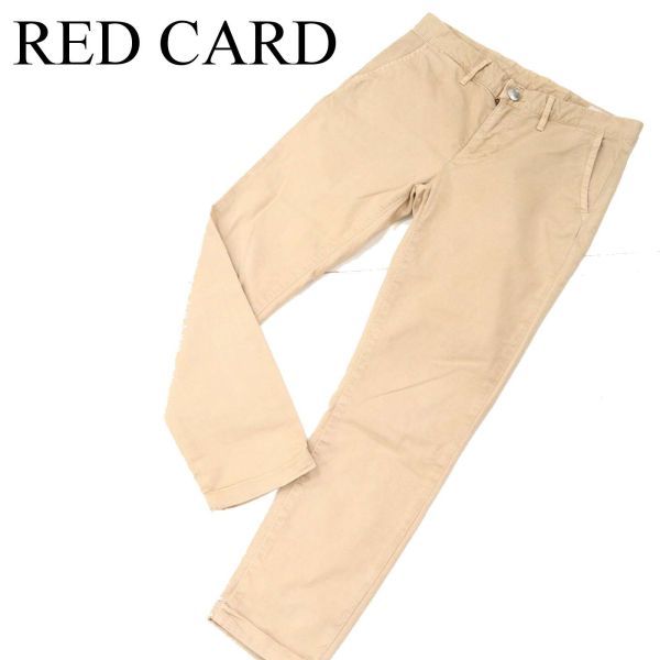 RED CARD × BLUE WORK レッドカード × トゥモローランド TL22894 ストレッチ チノ パンツ チノパン Sz.29　メンズ 日本製　G3B00676_4#R_画像1