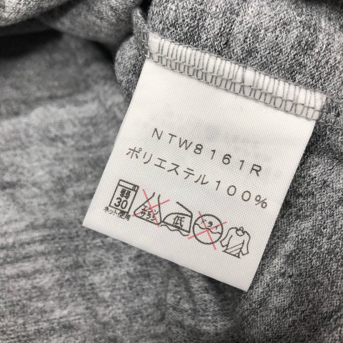 Rachel Kaye × THE NORTH FACE ノースフェイス 半袖Tシャツ NTW8161R グレー レディースMサイズ