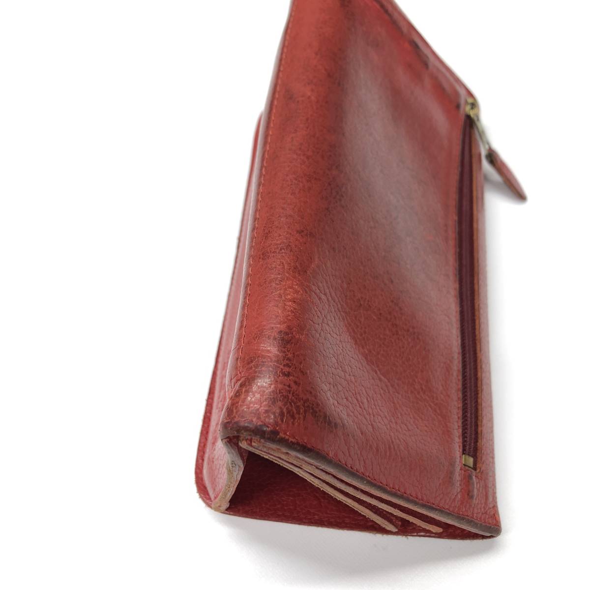  Il Bisonte IL BISONTE long wallet red leather 