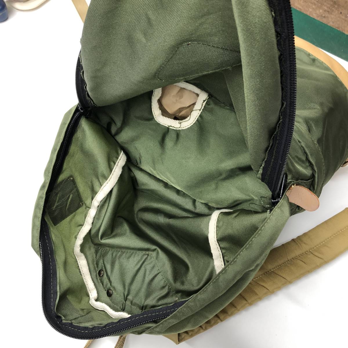 70s 80s Daiwa SPECIALIST BAG ダイワ フィッシングリュック ボトムレザー Lサイズ