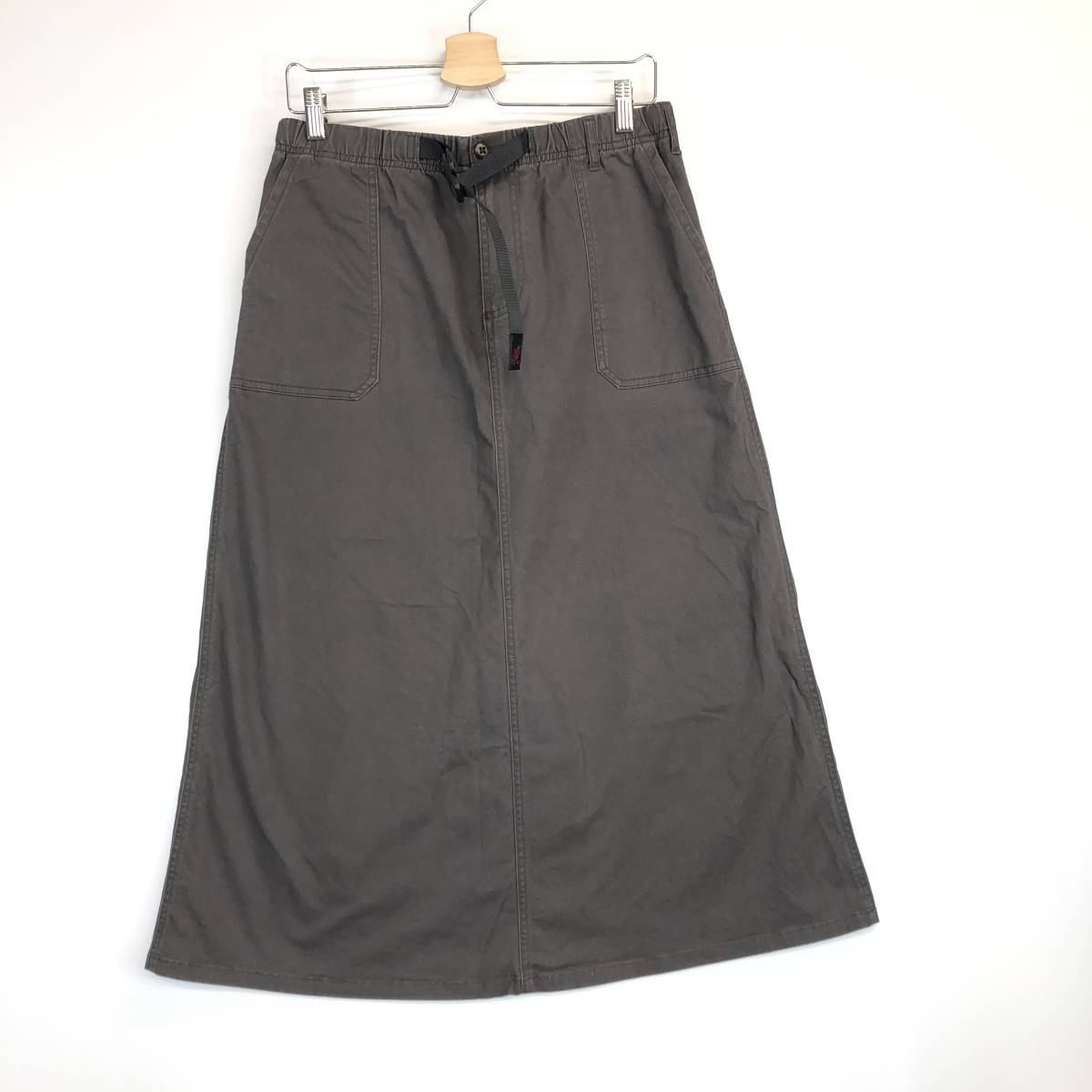 グラミチ GRAMICCI 9301-FDJ ベイカースカート 薄黒 Mサイズ ロングスカート_画像1