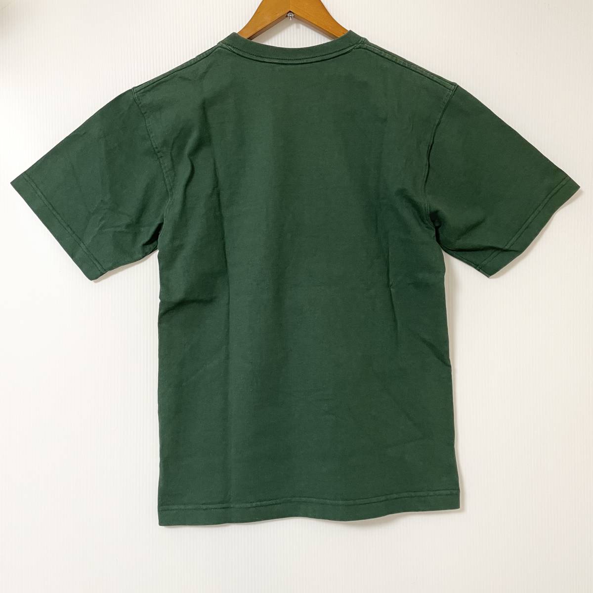 USA製 キャンバー CAMBER コットン ポケットTシャツ グリーン Sサイズ_画像3