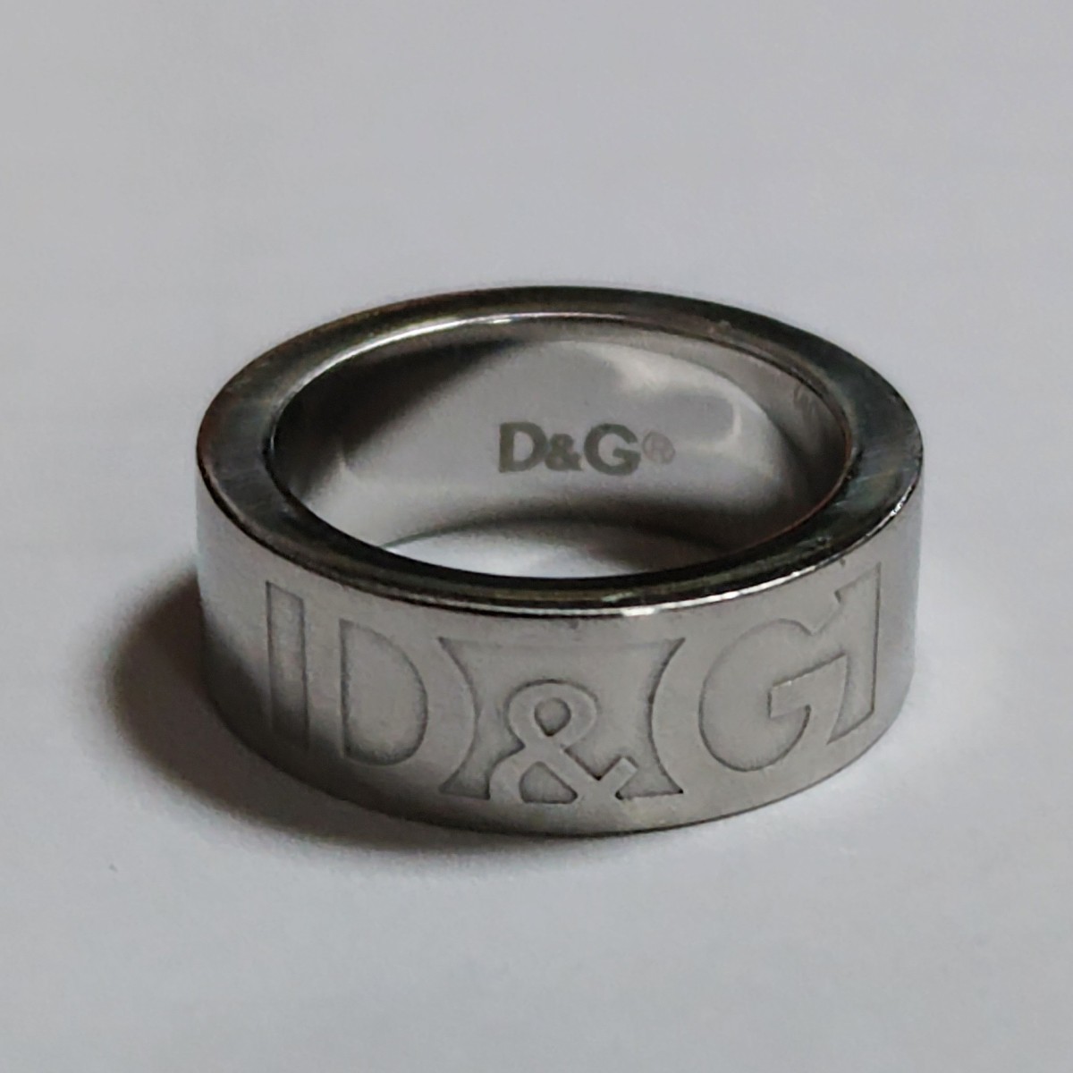 12号 DOLCE&GABBANA ステンレス製 ラブリング LOVE メンズ 12号 DOLCE&GABBANA ステンレス製 ラブリング LOVE メンズ