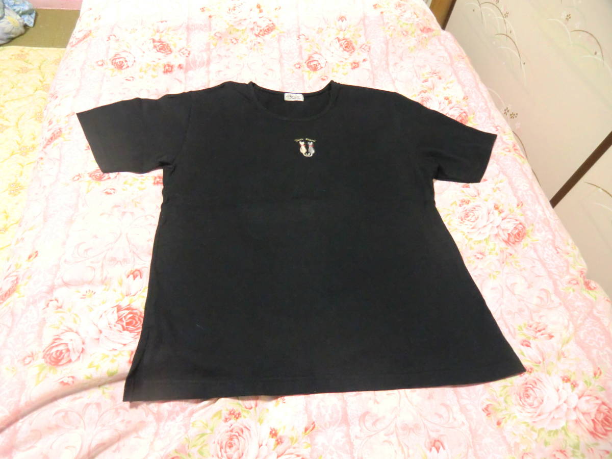 ワンポイント半袖Tシャツ（黒）