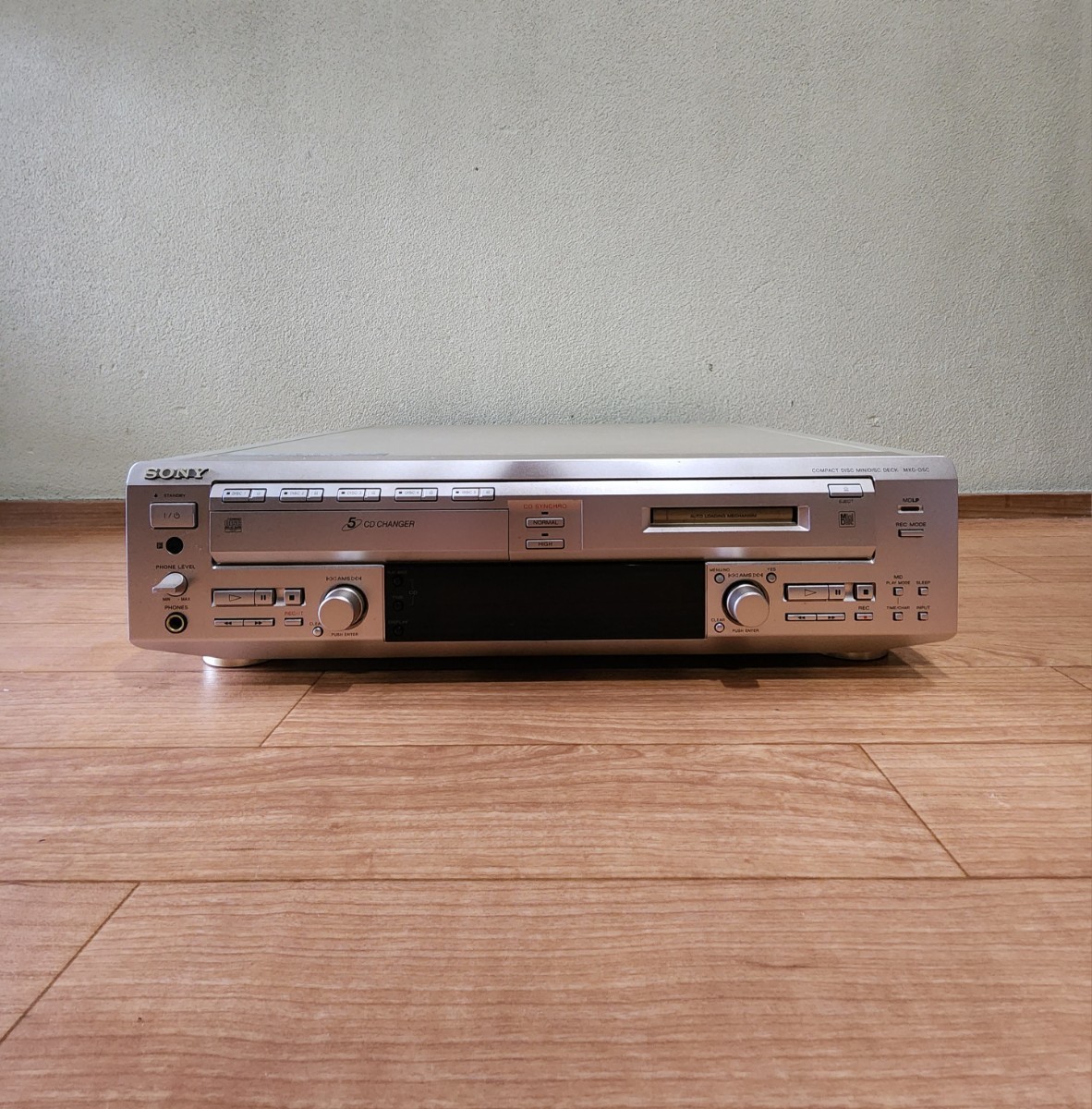 OUTLET SALE SONY ソニー MXD-D5C 5枚CDチェンジャー MDレコーダー 一体型デッキ