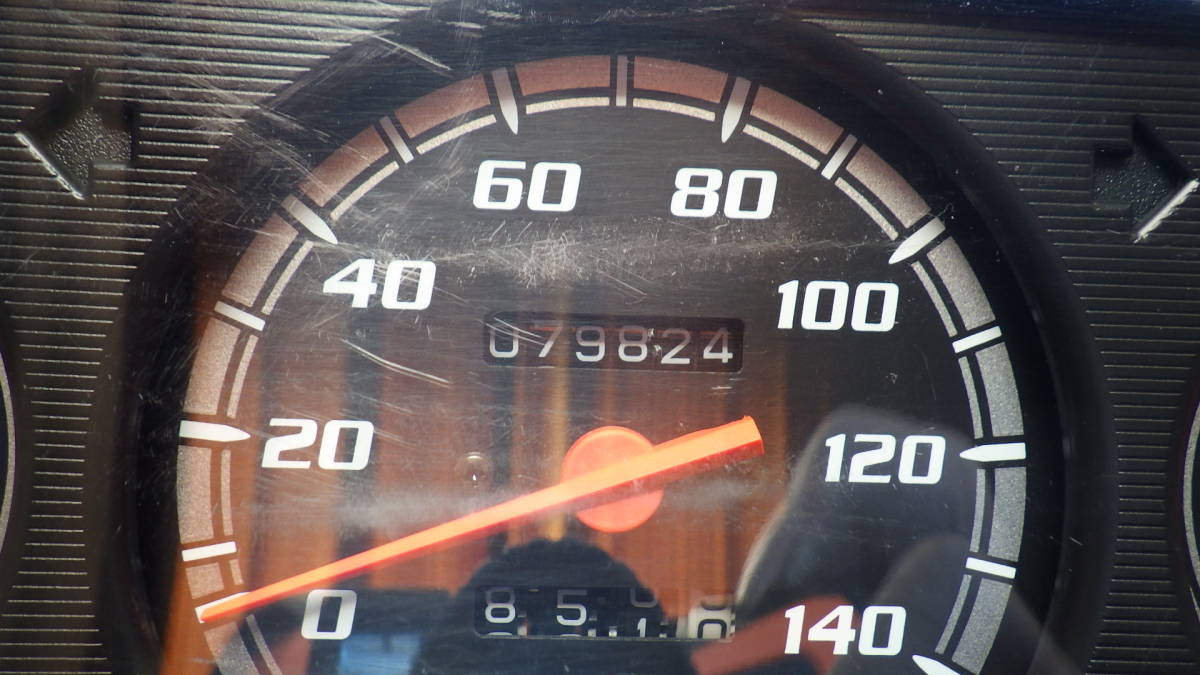 H13年　ダイハツ　ハイゼットカーゴ　S200V AT 純正　スピードメーター　走行距離79824Km　管H0520-1_画像3