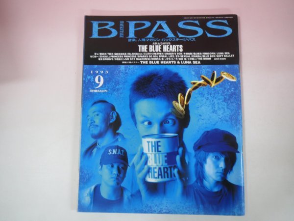 64148#B*PASS 1993 9 месяц номер THE BLUE HEARTS LUNASEA задний stage * Pas 