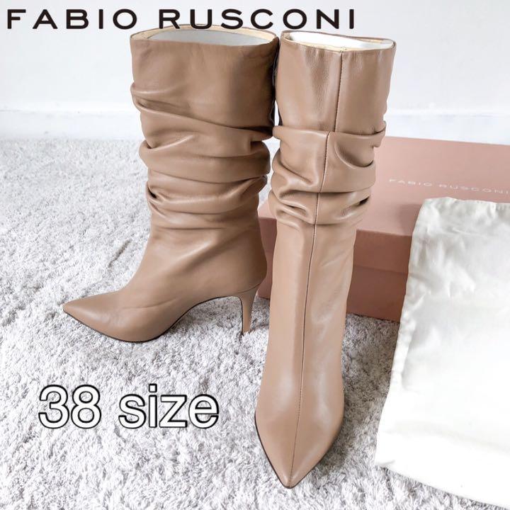 未使用品】FABIO RUSCONI ファビオルスコーニ デザイン ギャザー