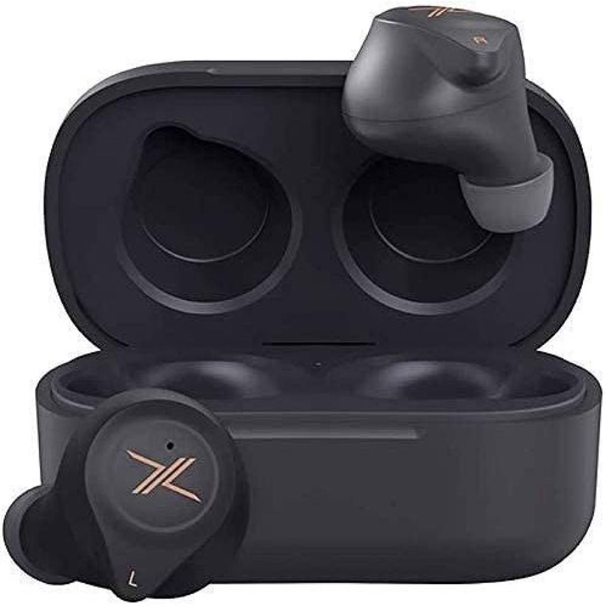 新品未使用綺麗! MSソリューションズ フルワイヤレスイヤホン LIVIL audio マットブラック LIV120-BK