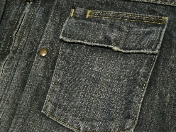 美品WranglerラングラーｘUNITED ARROWS別注[11MJZ]ブラックデニムM(38)UsedWash _画像9