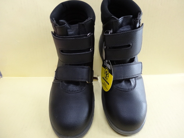 YT502　マジック付きミドルタイプ安全靴　　黒　２８㎝　特値３１００円_画像4