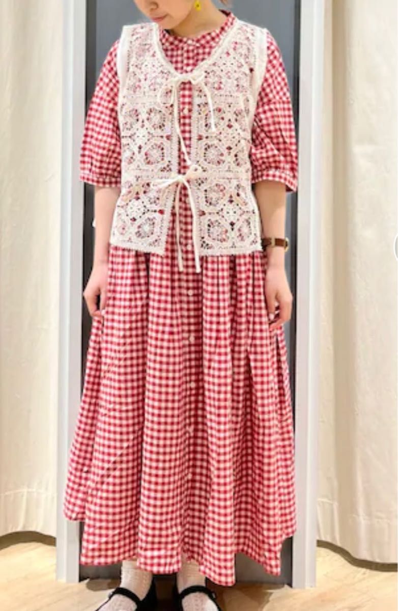 買取り実績 &ellecy アンドエルシー モノグラムワンピース ロング