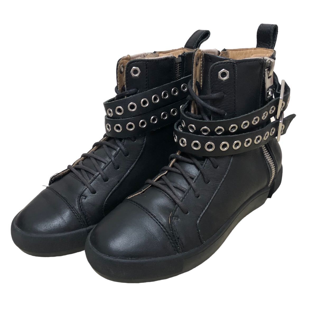 AH436 DIESEL ディーゼル ショートブーツ レディース US7.5 24.5cm