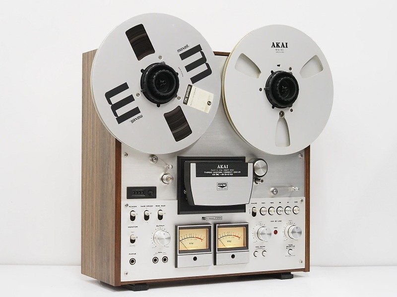 □□AKAI GX-630D オープンリールデッキ 10号リールテープ4本/空リール