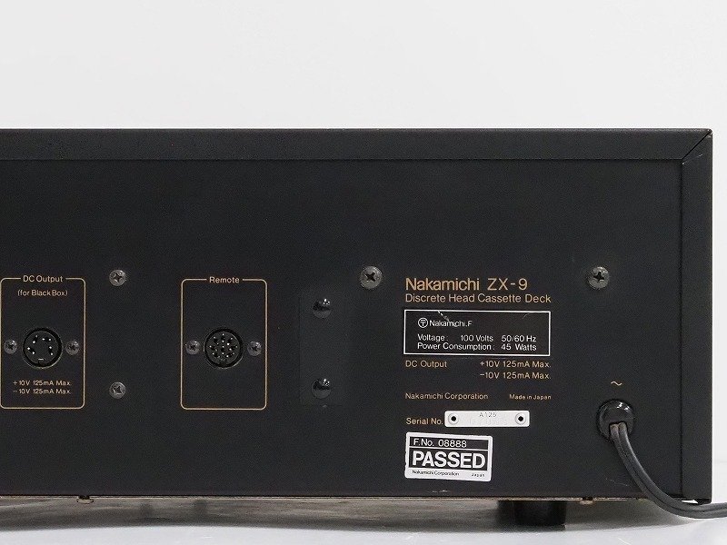 □□Nakamichi ZX-9 カセットデッキ ナカミチ□□016470001J 