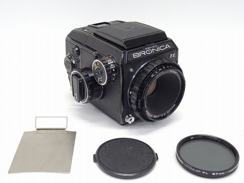 ○○ZENZA BRONICA EC‐TL/NIKKOR-P・C 75mm F2.8 中判 フィルムカメラ