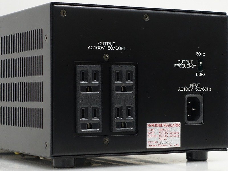 □□SHINANO HSR-510 クリーン電源 シナノ 信濃電気 □□SHINANO HSR-510 クリーン電源 シナノ 信濃電気