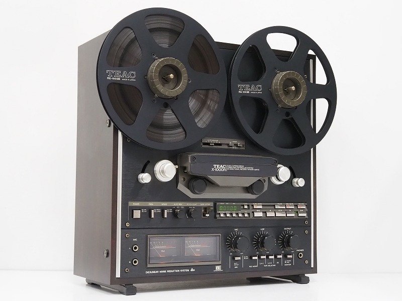 □□TEAC X-1000RBL オープンリールデッキ 10号リールテープ 1本/空