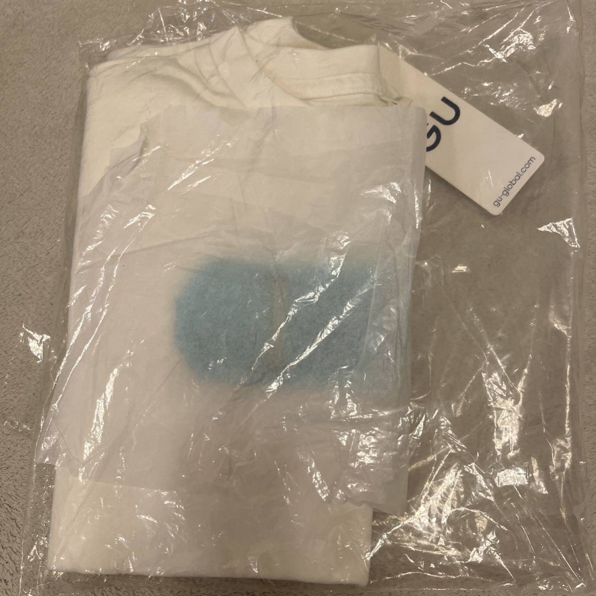 新品タグ付き】GU キッズ スパンコールTシャツ 120cm 半袖ビッグT