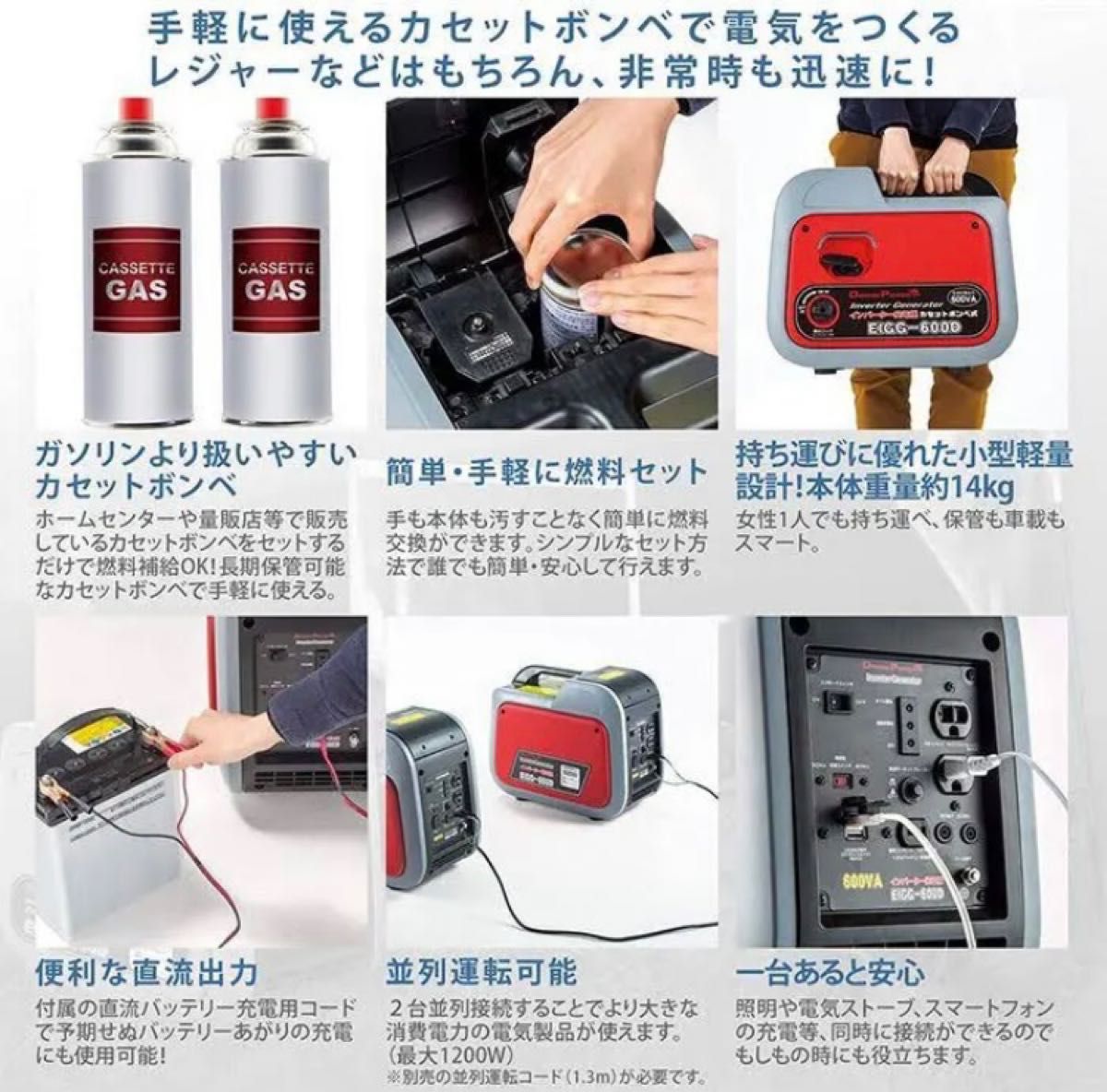 お買い得モデル 〇インバーター式ガソリン発電機 新品未使用 最終