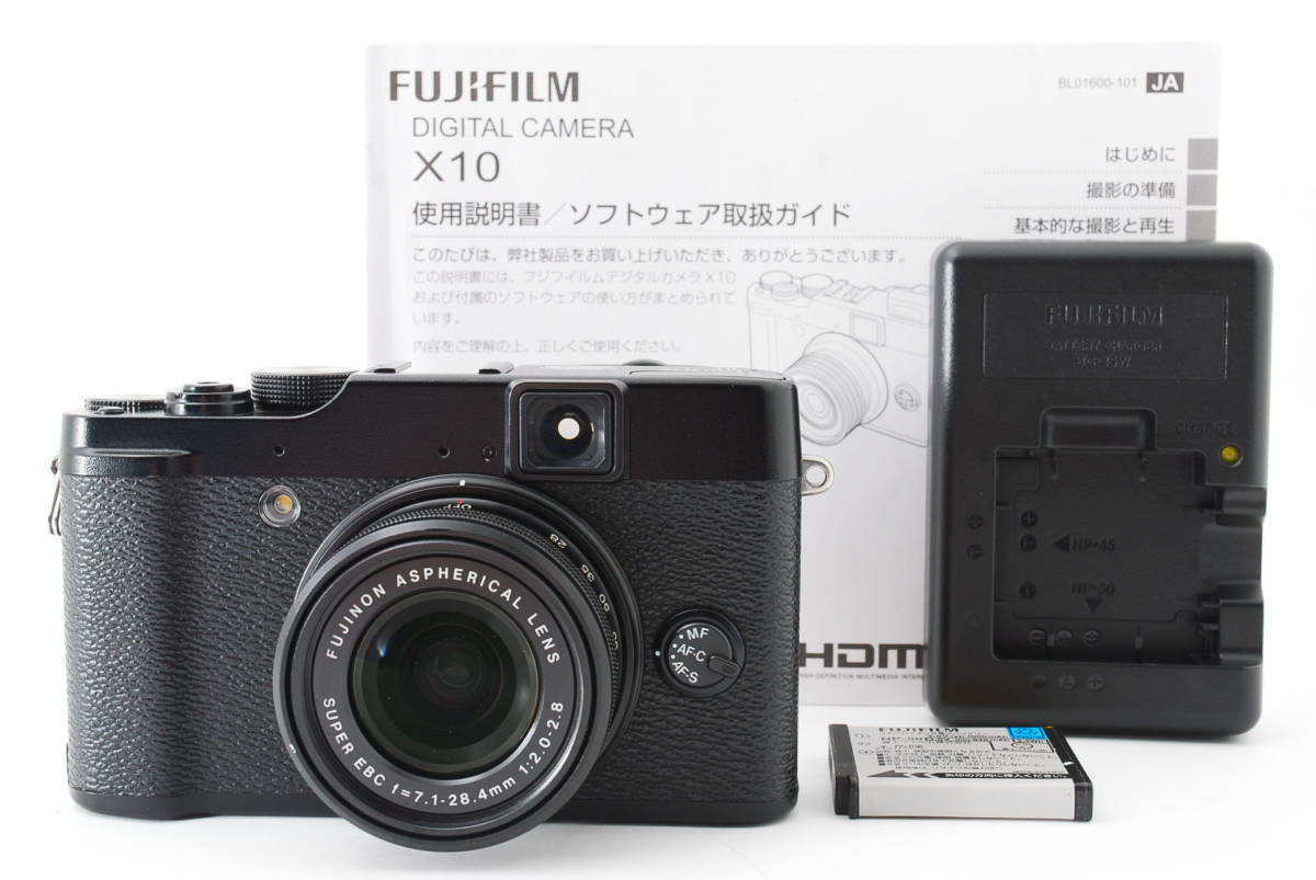 富士フィルム X10 ブラック FUJINON SUPER-EBC コンパクトデジタル