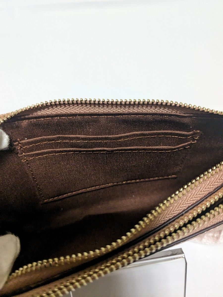 【正規品】COACH ポーチ ダブルジップ トープ C6649