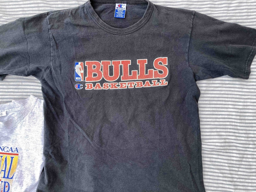 1990年代ビンテージTシャツ２枚チャンピオン90sヴィンテージＬサイズvintage古着アメリカ製NBAシカゴブルズCHAMPIONアメカジNCAAバスケ_画像8