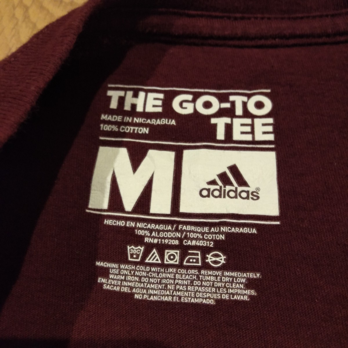 USA古着卸 Mサイズ adidas THE GO TO TEE アディダス NBA クリーブランド キャバリアーズ 2016 プリント Tシャツ_画像4