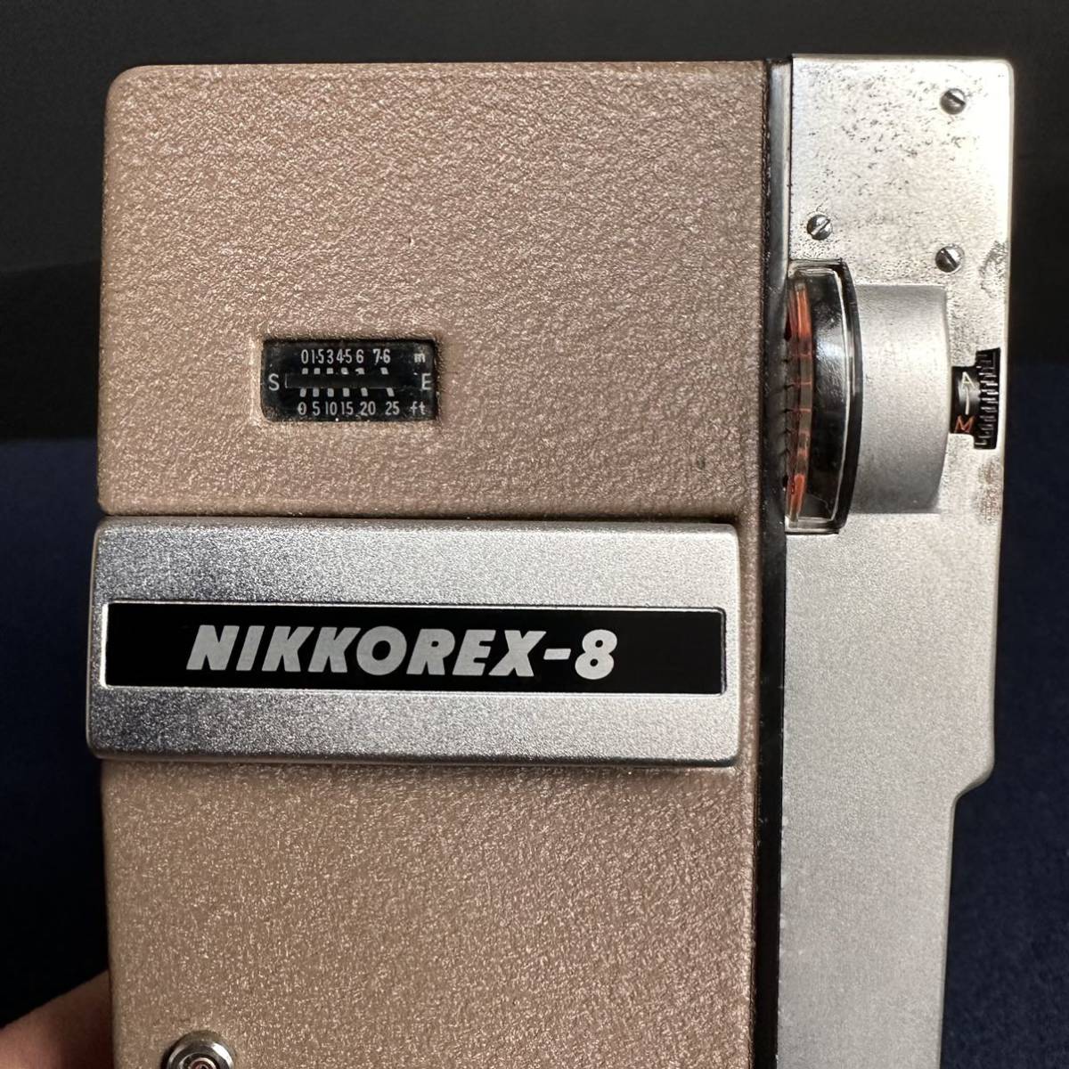[CT228] Nikon ニコン NIKKOREX-8 8ミリカメラ フィルムカメラ 1:1.8 F:10mm 昭和レトロ 動作未確認_画像2