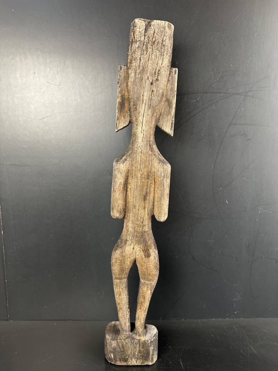 [ZR091] 木彫 民族 彫刻 仏像 人物像 プリミティブアート 木像 民藝 アフリカ_画像5