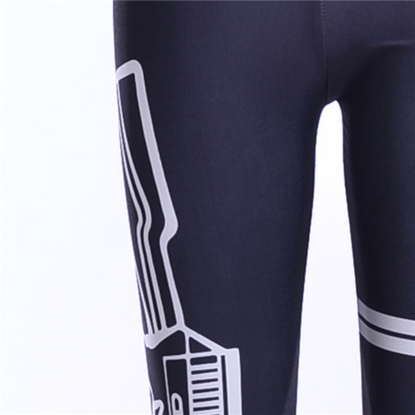 [ beautiful legs leggings *541] gun design * white * season 2