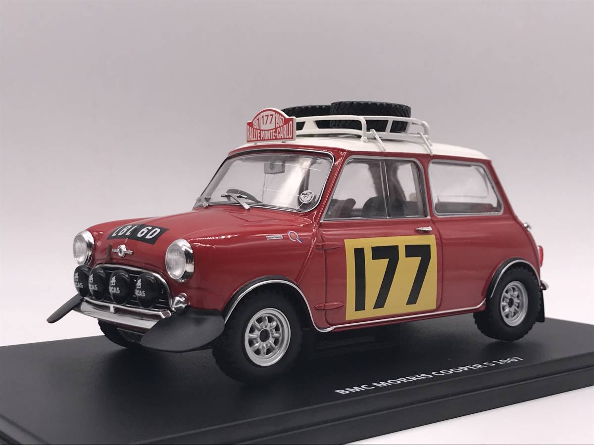 ミニカー 1/18・BMC ミニ・クーパーS 1967年モンテカルロ優勝車 - ミニカー