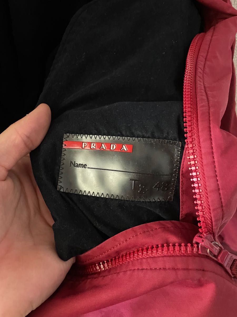 Prada Sports プラダスポーツ ブルゾン ラバーロゴ ジャケット