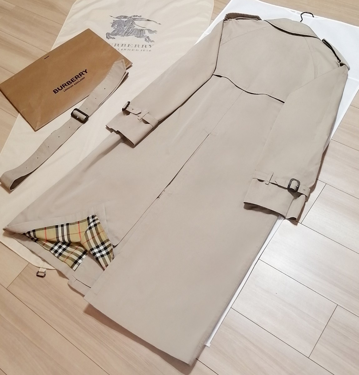本物上質美品○ ノバチェック BURBERRY バーバリー 裏地 Burberrys