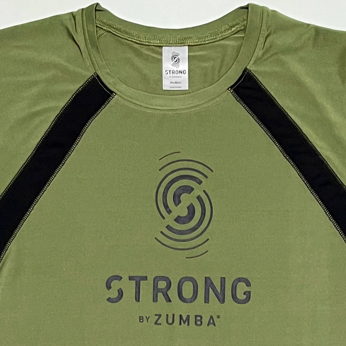 ■STOLONG ZUMBA/ストロングズンバ・プリントTシャツ・オリーブグリーンM新品■_画像6