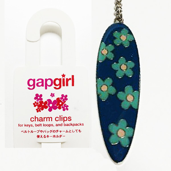 ■GAPGIRL/ギャップガール・チャームクリップス＆キーホルダー新品■