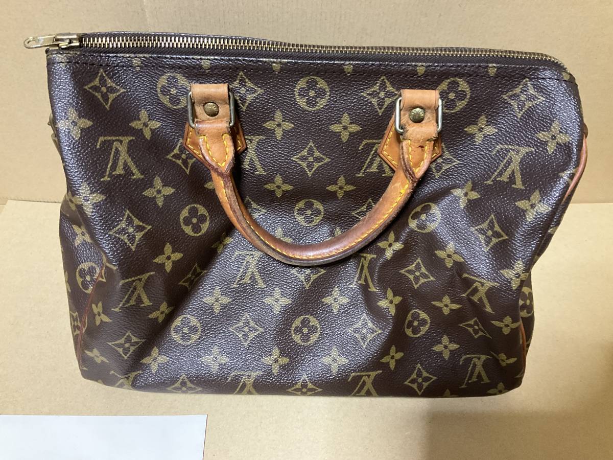 LOUIS VUITTON☆ルイ・ヴィトン☆ハンドバッグ・スピーディ30☆モノグラム☆ヴィンテージ_画像2