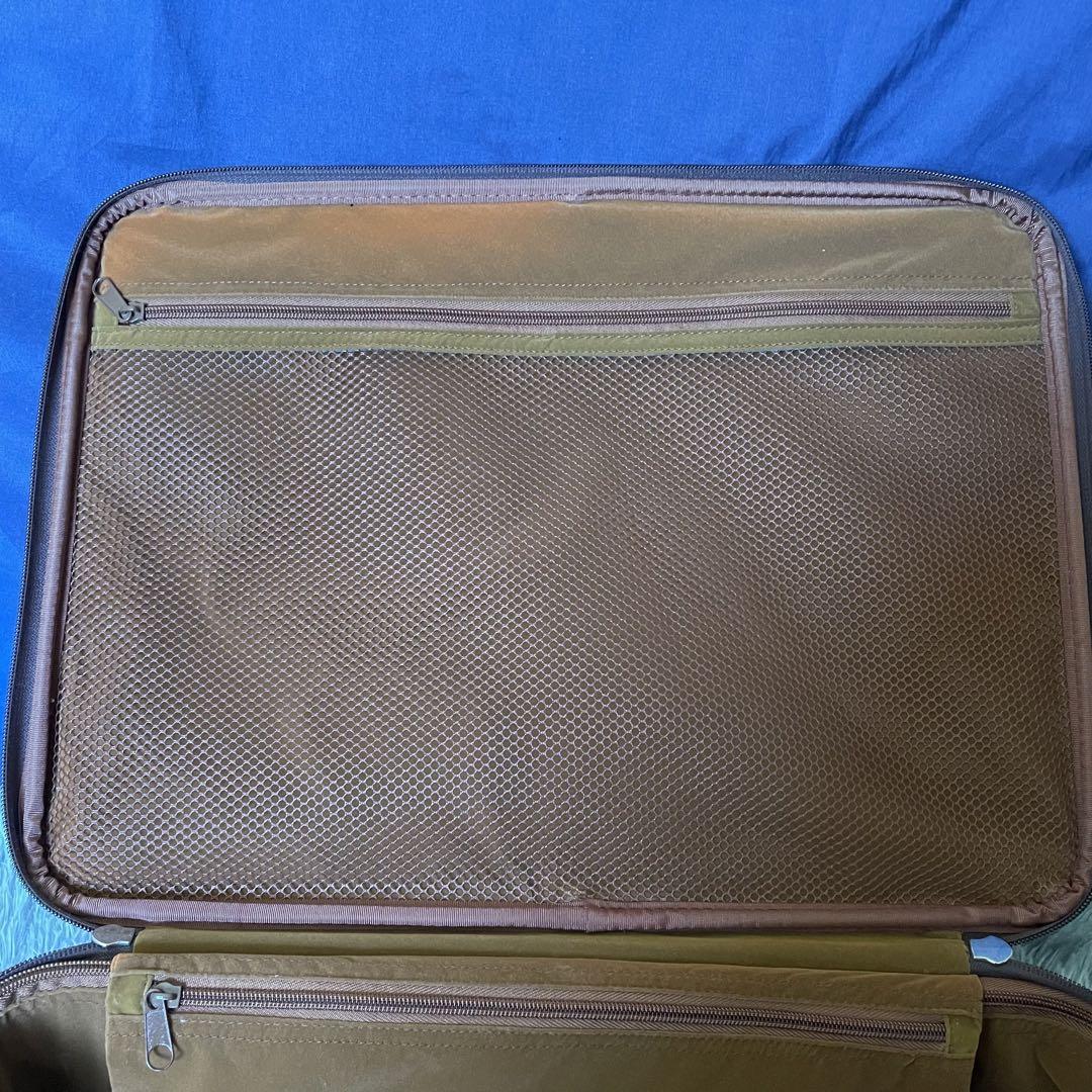 美品 オーストリッチ キャリーバッグ ブラウン レザー 3way ビジネス
