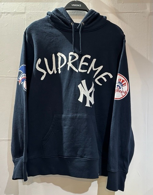 Supreme 15ss NY Yankees Hooded Sweatshirt Sサイズ シュプリーム