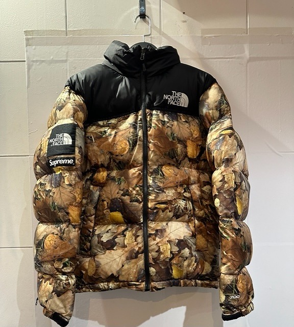 Supreme 16aw The North Face Nuptse Jacket Leaves Size-S シュプリーム ザノースフェイス  枯れ葉ヌプシダウンジャケット