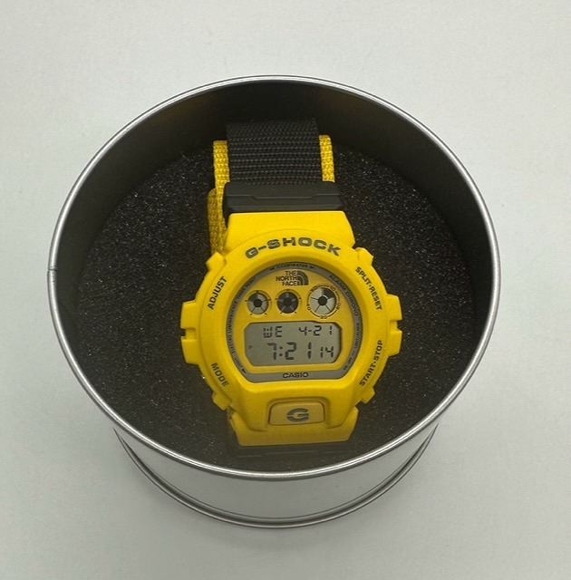 Supreme 22aw The North Face Time Square G-SHOCK シュプリーム ザノースフェイス カシオジーショック 腕時計 CASIO イエロー_画像1