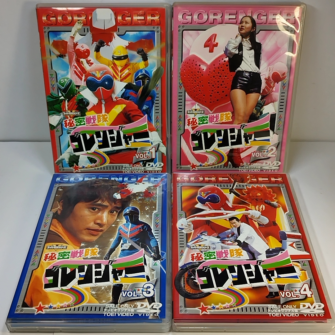  купон .3000 иен скидка DVD Himitsu Sentai Goranger Vol.1~14 все 14 шт комплект 