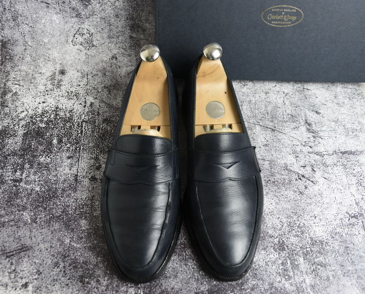 crockett&jones boston 6E(24.5) 黒 ローファー-